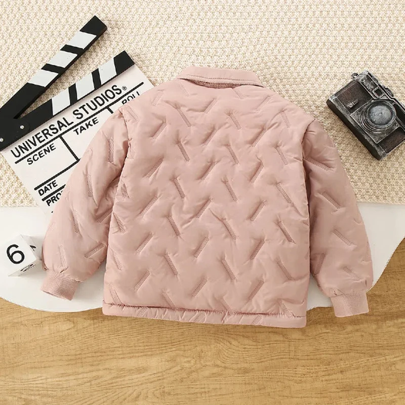 خريف شتاء جديد بنين بنات سترة الصلبة بطانة أفخم سميكة الدافئة التلبيب واحدة الصدر معطف ل 2-12Y في سن المراهقة الاطفال القطن أبلى #6