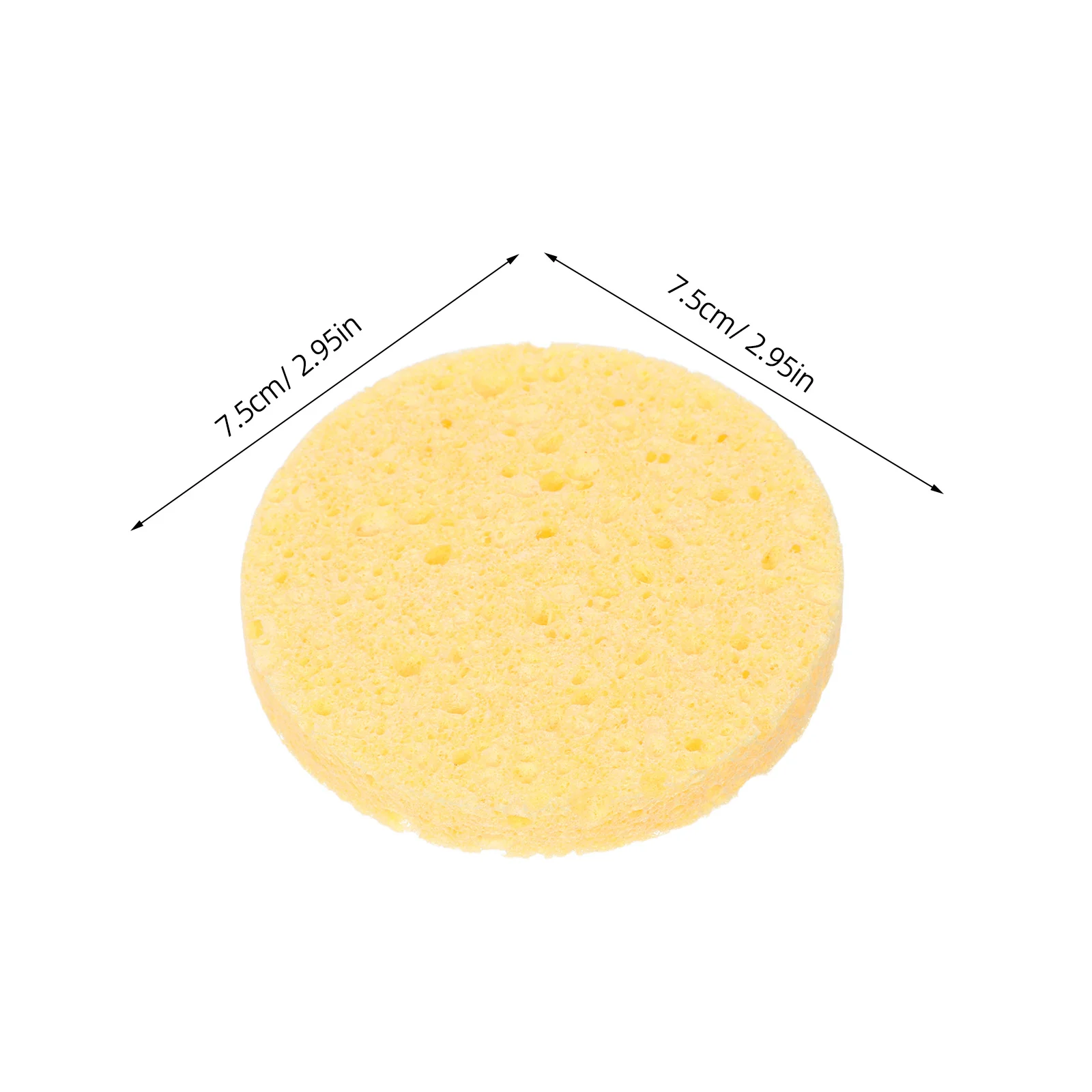 5 قطع من وسادات إزالة المكياج الدائرية، إسفنجة ناعمة للوجه للتنظيف العميق، ملحقات إزالة الزيت للنساء #4