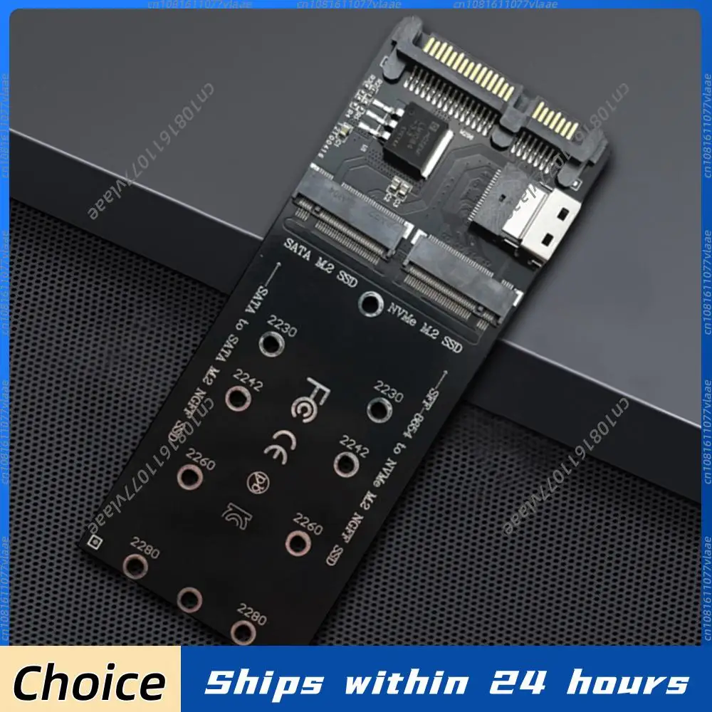 

Адаптер M.2 на SATA, конвертер SFF-8654 в M2 NVME SSD, 22-контактная плата расширения SATA на M2, подходит для материнских плат настольных ПК