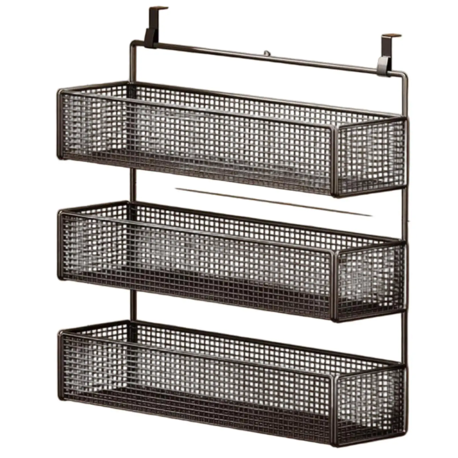 Kitchen Cabinet Shelf Removable Hanging Basket Organizer for Storage Cabinet and Kitchen Shelves