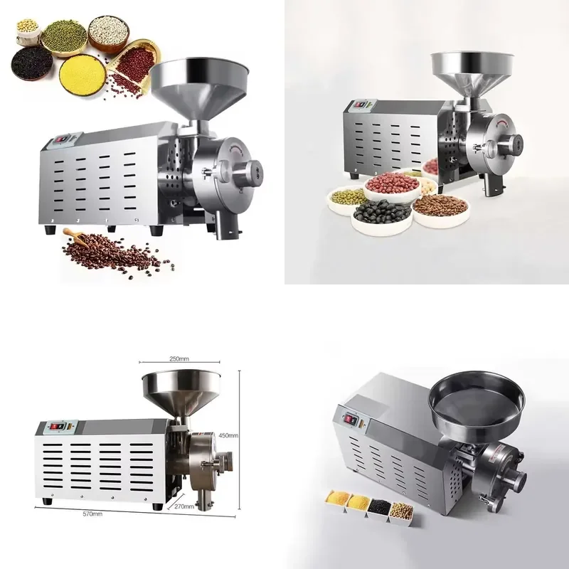 Commercial Electric Grain Grinder Industrial Flour Mill Machine for Sale Heavy Duty Grain Processing Equipment