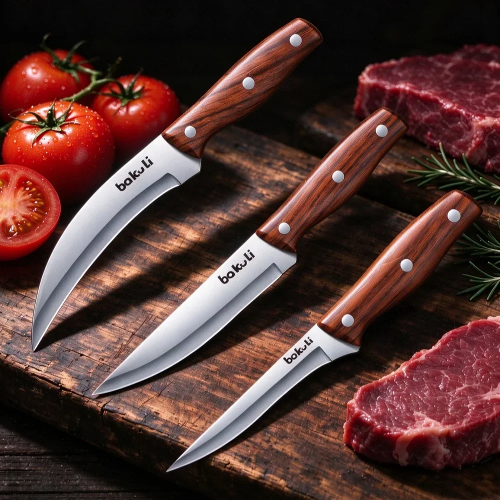 Boning Cooking Kitchen Knife-Professional Chef & Butcher Knife with High Carbon Stainless Steel Blade for Specialized Cooking