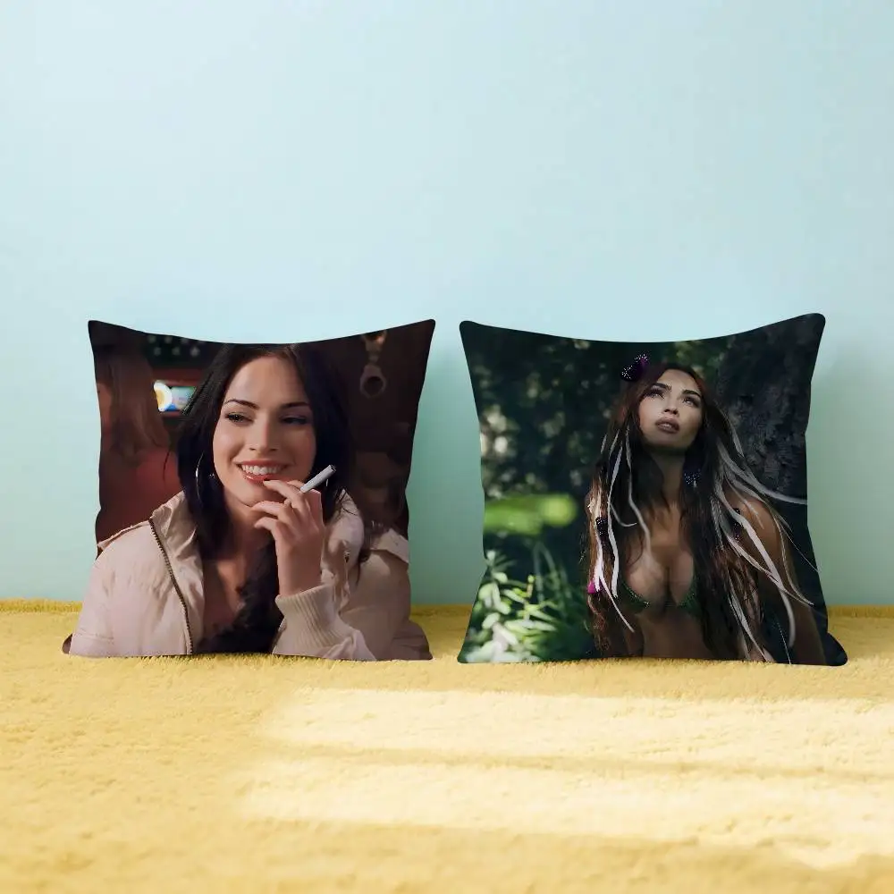 M-Megan D-Denise Fox غطاء الوسادة وسادة للديكور أريكة ديكور المنزل أكياسها