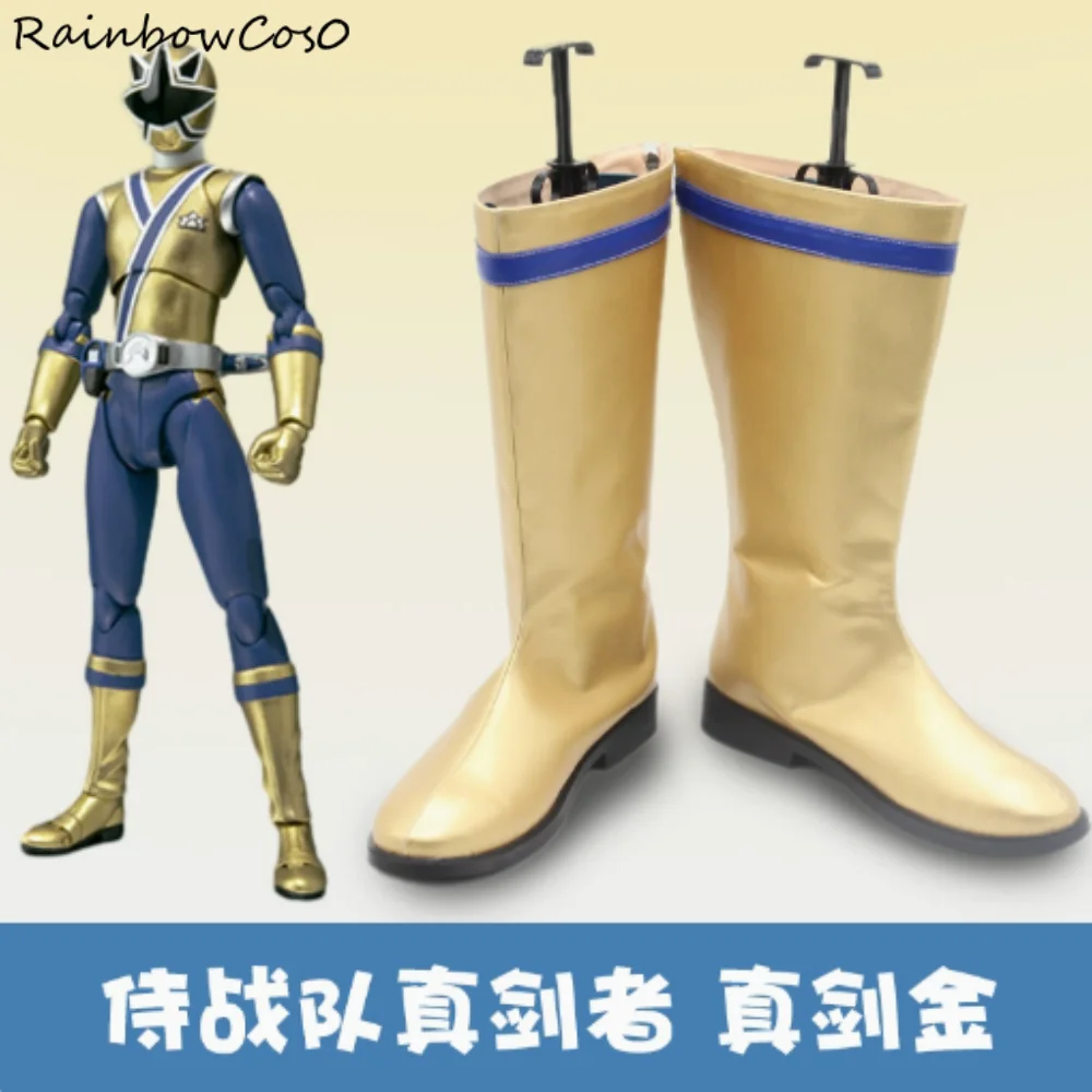 Samurai Sentai Shinkenger Cosplay Shoes Boots Game Anime Halloween Christmas RainbowCos0 W4657