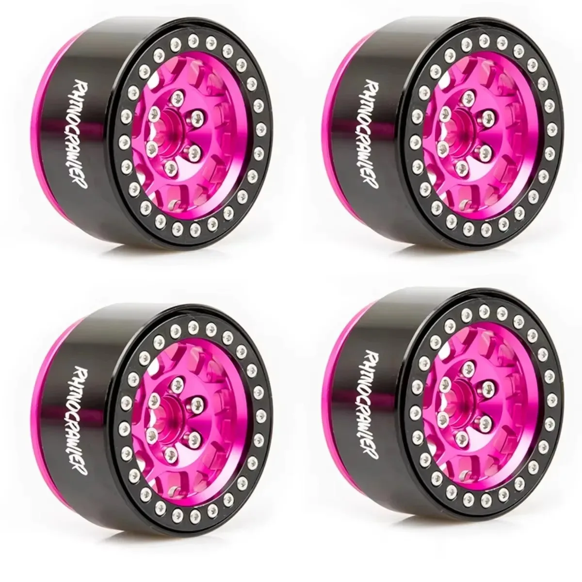 

4PCS 1.9" Aluminum Alloy Wheel Rims for Axial SCX10 RR10 Wraith TRX4 TRX-6 – 12mm Hex, 30mm Width, 3 Colors Optional