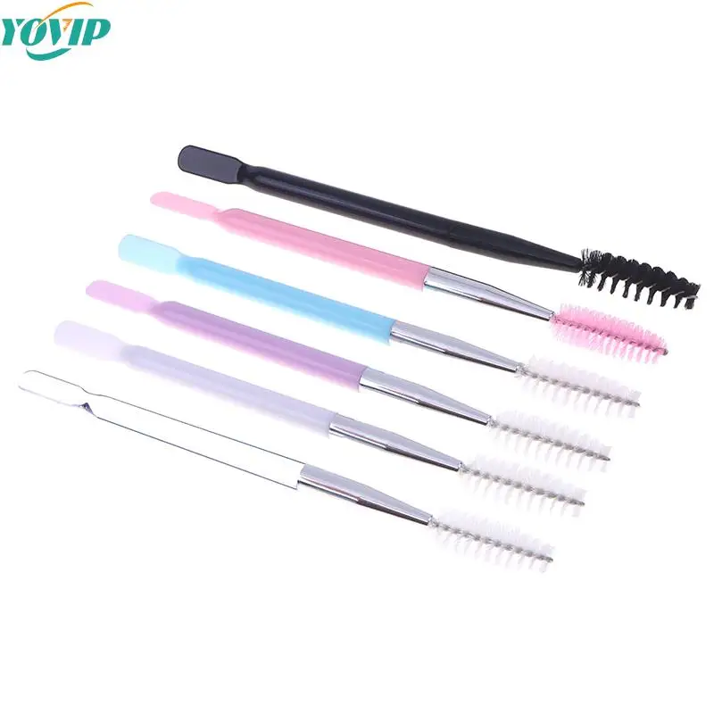 1Pc 2 In1 Eyelash Brushes Makeup Brushes Disposable Mascara Wands Applicator Spoolers Eye Lashes Cosmetic Brush Makeup Tools