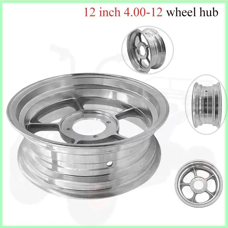 

Bike Motorcycle accessories modified 4.00-12 Aluminium alloy wheel hub 12 inch wheels vacuum rims