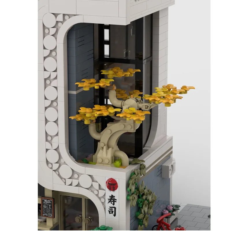 MOC-237866 عرض الشارع العمارة بنة التجمع نموذج سلسلة العمارة الحضرية لتقوم بها بنفسك مجموعة هدايا الأطفال الإبداعية