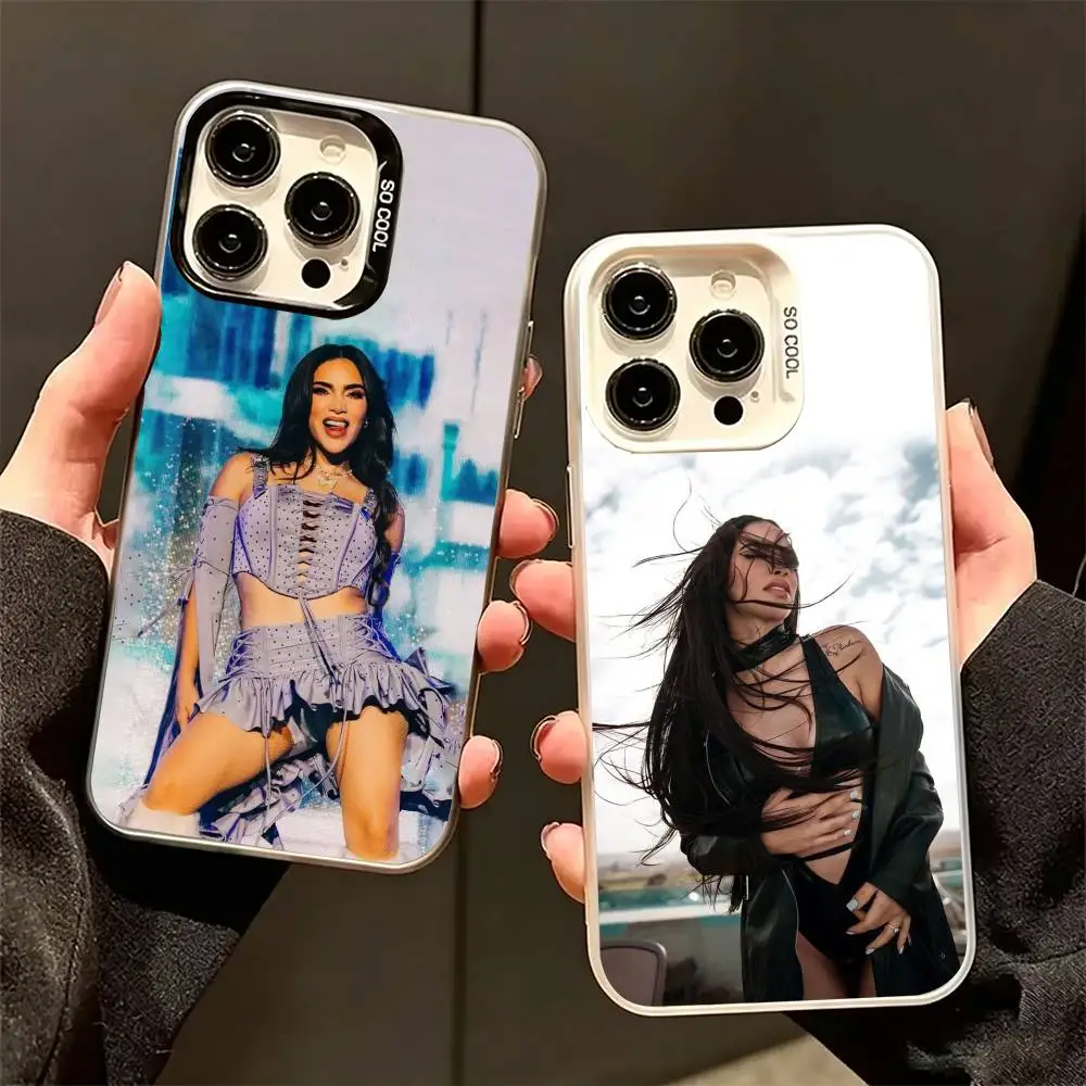 Funda para Teléfono con Diseño de K-Pop Latino (K-Kim-M, L-Loaiza-ZA) para iPhone 17, 16, 15, 14, 13, 12, 11, XS, SE, Pro, Max, Plus, Mate, Antigolpes y Protectora