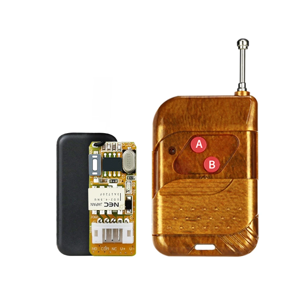 Cartelera de Control de iluminación LED, luces decorativas en miniatura, módulo receptor inalámbrico de bajo retardo de potencia, Control remoto, 315MHz, 433MHz