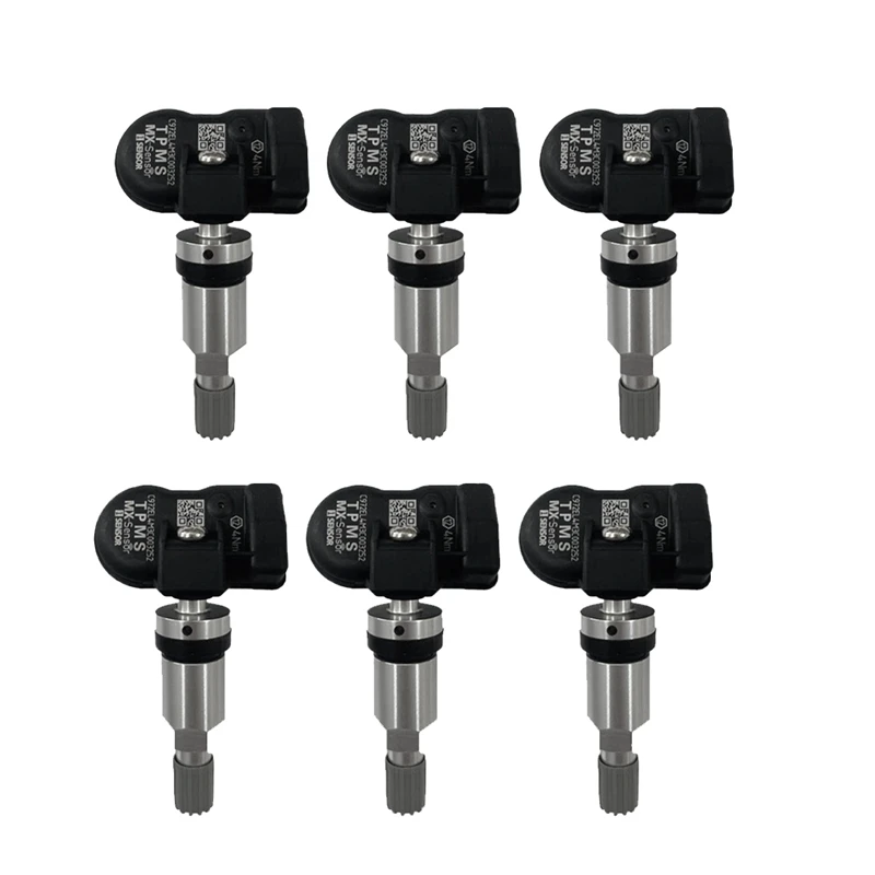 6Pcs Programmable TPMS Sensor 433Mhz 315MHZ Tire Pressure Sensor Universal 2 In 1 For-Autel MX-Sensor Monitoring System