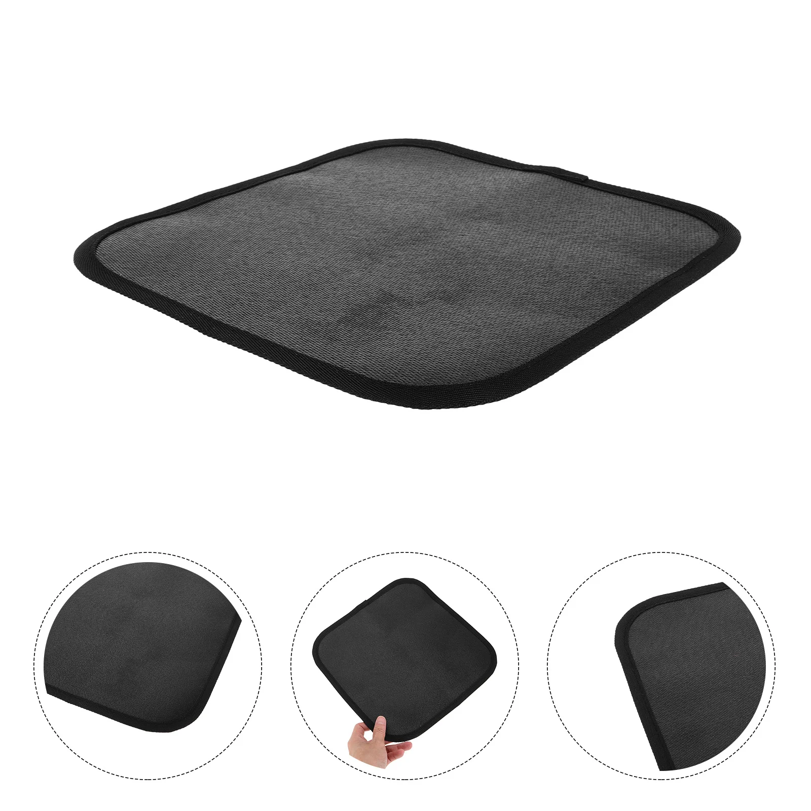 Fire Mat Outdoor Rug Pit for Grass Thicken Lawn Rubber Fireproof Bbq Grill Fiberglass Silicone Accessories outside Use