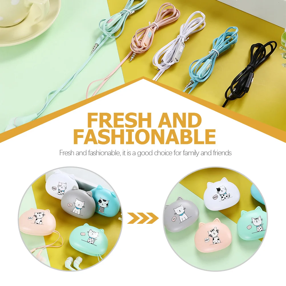 

in-Ear Earphone Wired Earbuds Cute Design Hifi Stereo Sound Music Call Universal Earphone for Phone Durable Headphone Cable