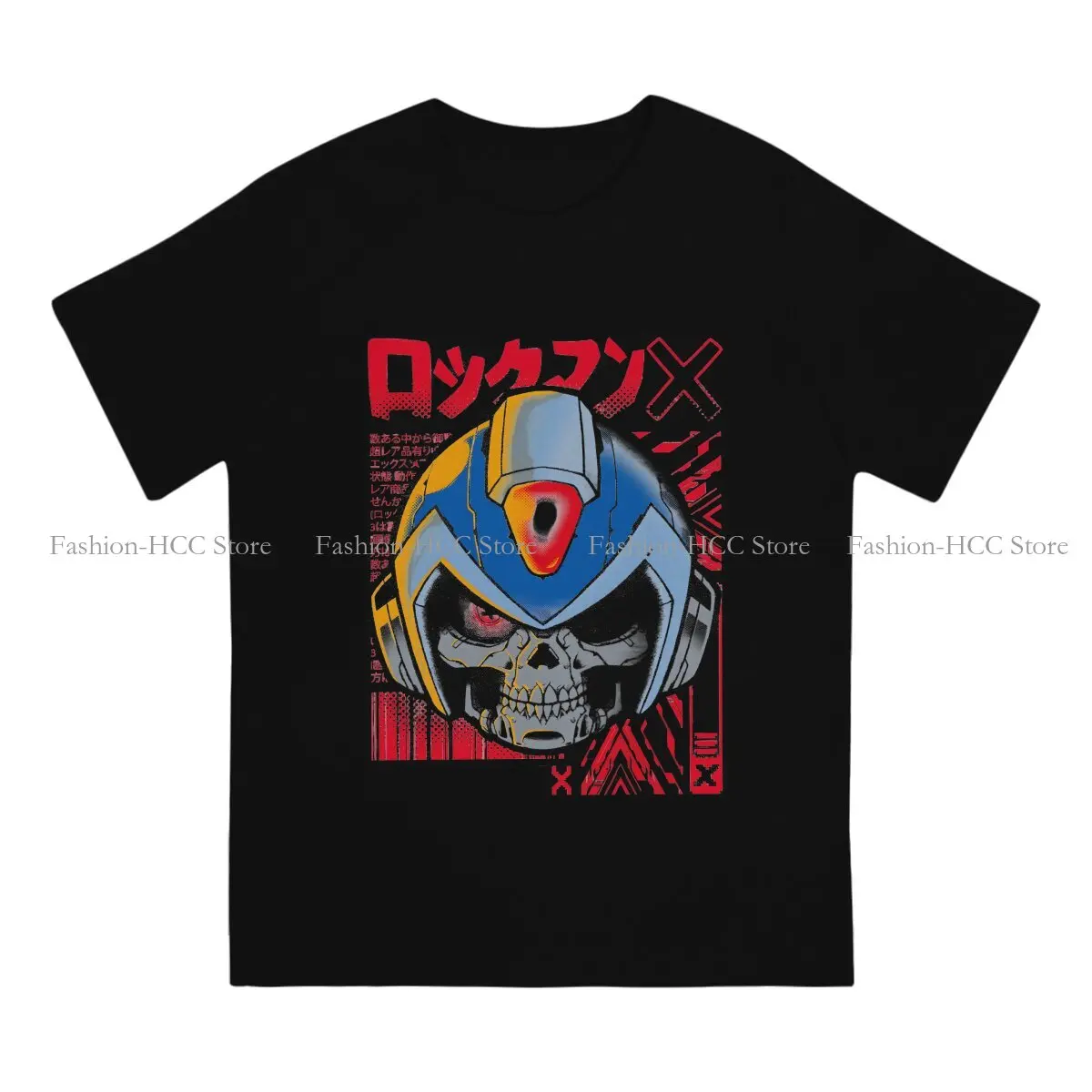 Megaman X O Neck TShirt Mega Man 11 Game Original Polyester T Shirt Man's Clothes Fashion