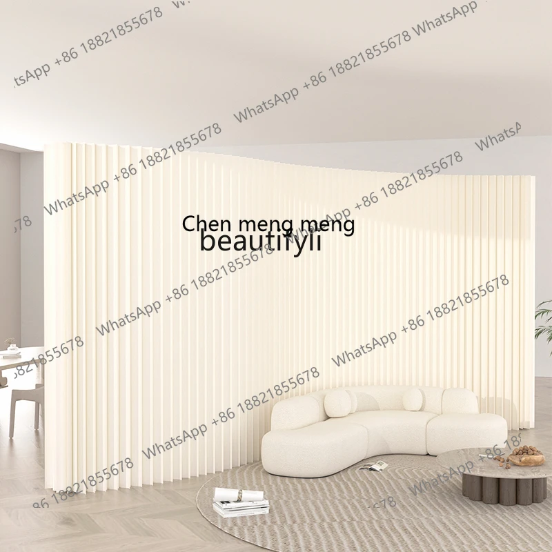 cc182Office screen partition foldable paper wall porch movable non-punching partition wall