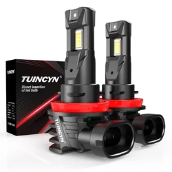 TUINCYN 2x H8 H9 H11 LED Headlight Bulb Fog Lamp Driving Running Light Super Bright For Nissan Qashqai J11 J10 X Trail T32 T31