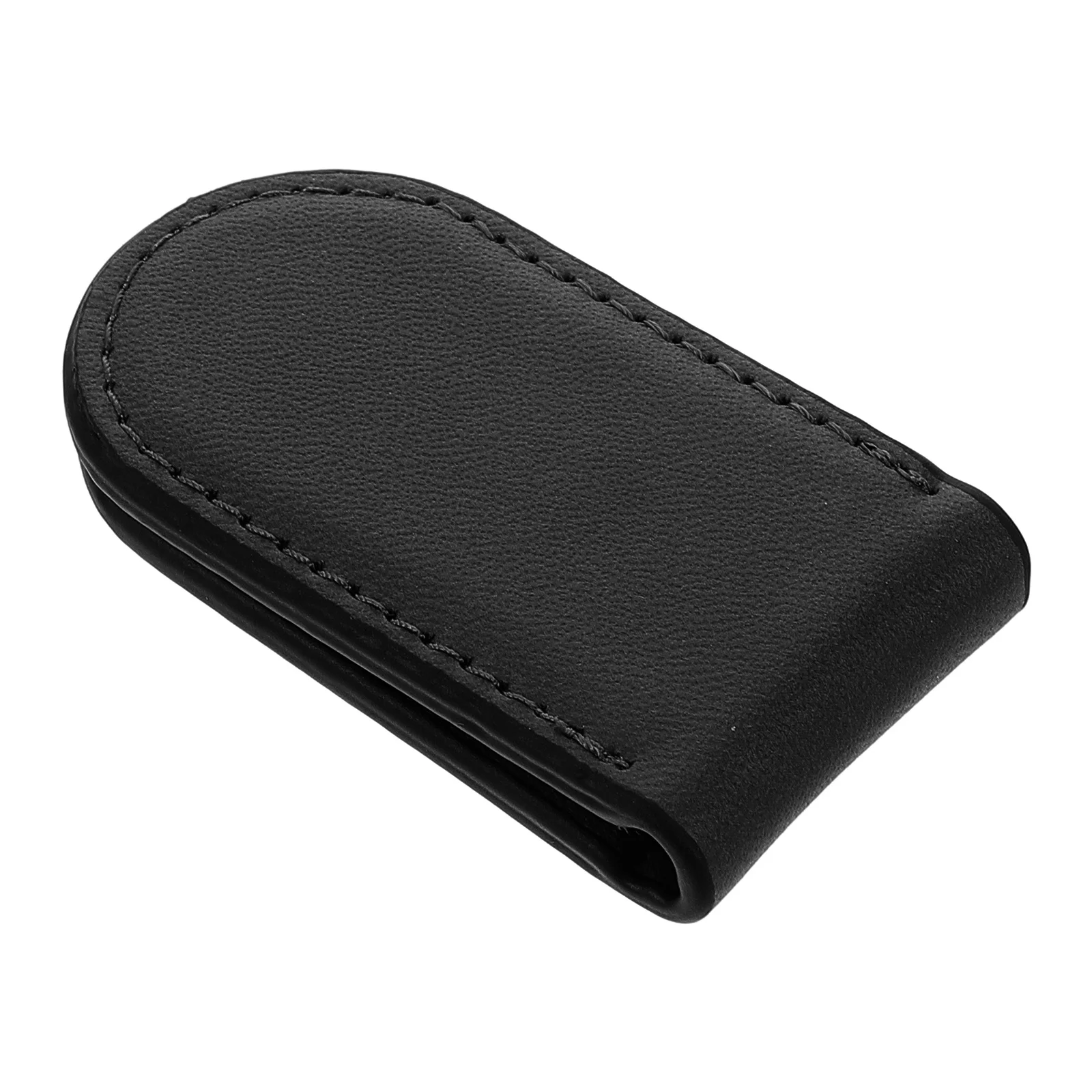 Penjepit Uang untuk Pria Wanita Dompet Minimalis PU Tempat Kartu Kredit Penjepit Uang Penyimpanan Magnetik untuk Bisnis dan Perjalanan