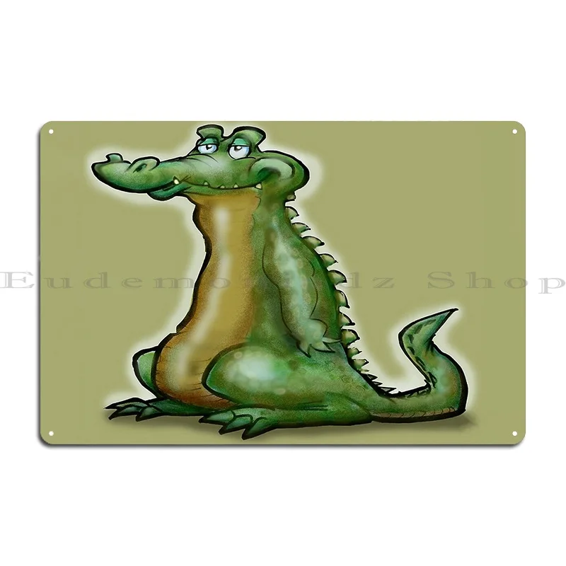 gator dude Metal Sign Wall Mural personalized Cinema Wall Decor Club Tin Sign Poster