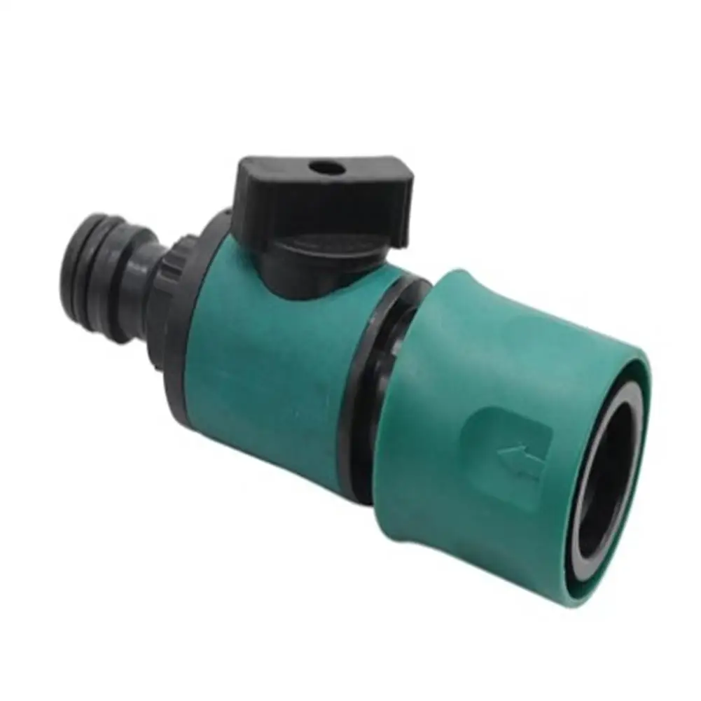 1pcs Plastic Valve with Quick Connector Agriculture Garden Watering Prolong Hose Irrigation Pipe Fittings Hose Adapter Switch