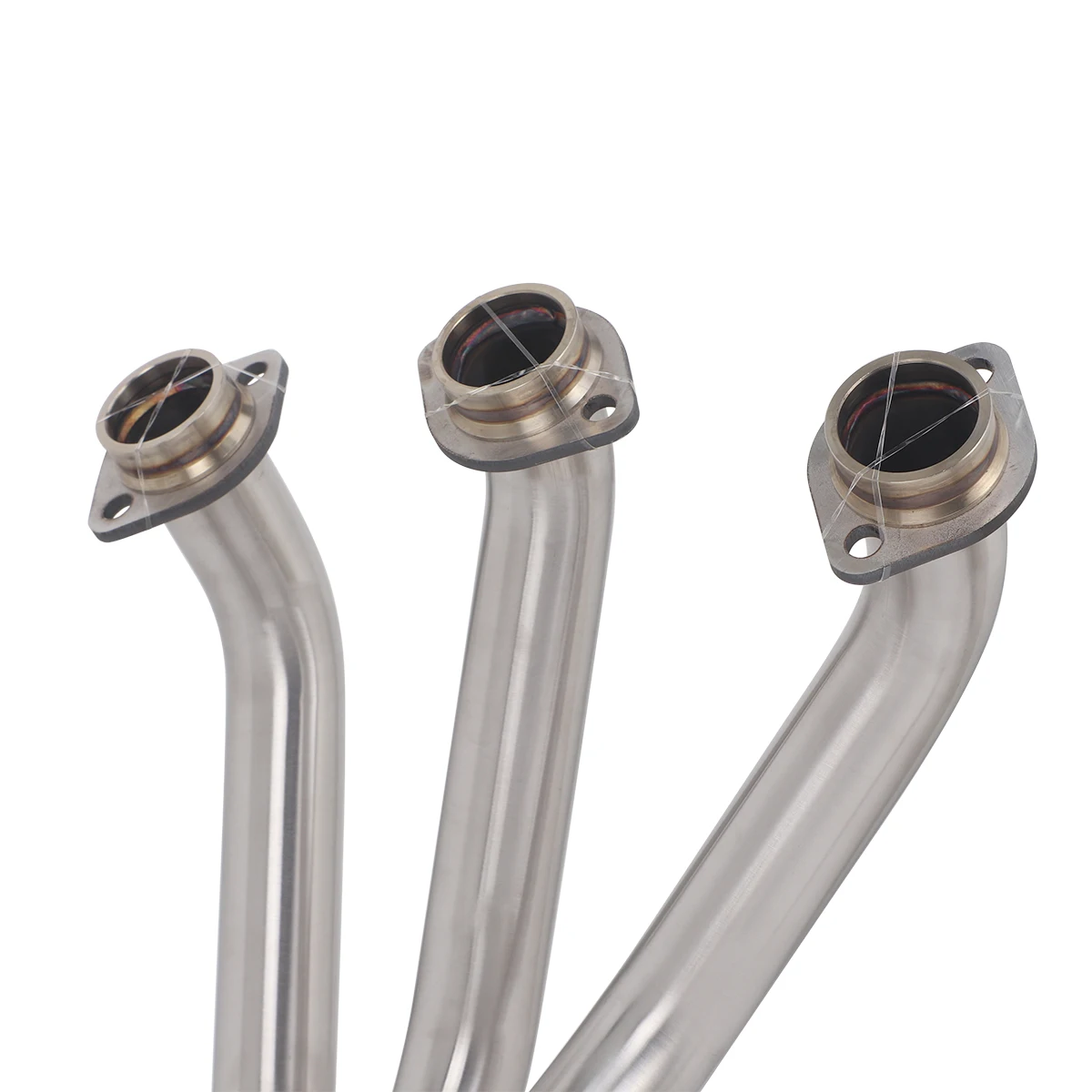Slip on For Yamaha MT09 FZ-09 XSR900 2021-2025 Motorcycle Exhaust Systems Escape Modified Muffler Link Front Link with 2 lines view 6