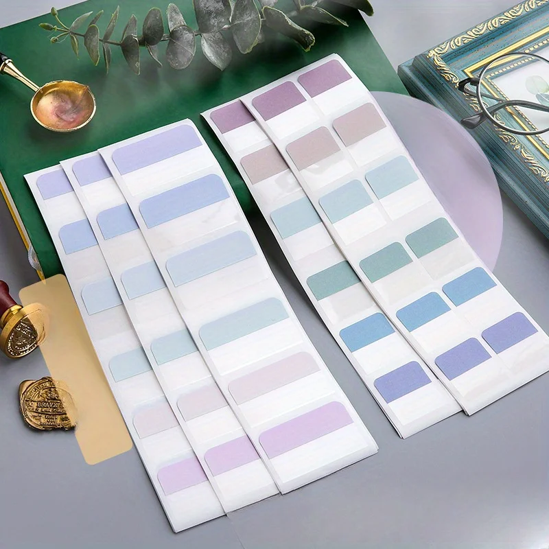 240 قطعة من علامات تبويب الفهرس القابلة للإزالة متعددة الألوان وقابلة للكتابة والملاحظات المرجعية