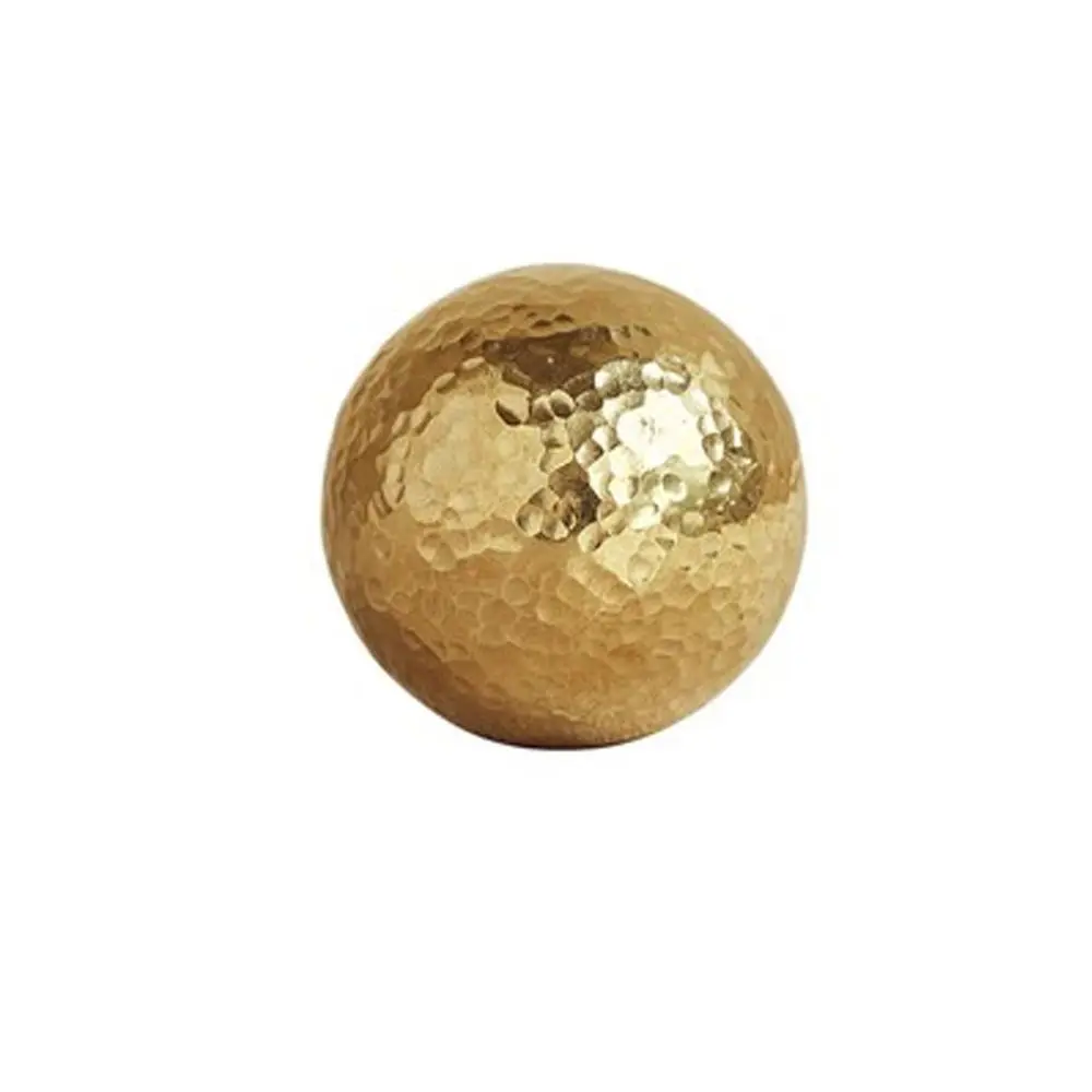 Maniglie per mobili in ottone massiccio di lusso leggero Hardware Maniglia per armadio martellata a mano Manopole per cassetti dorate a forma di palla Guardaroba