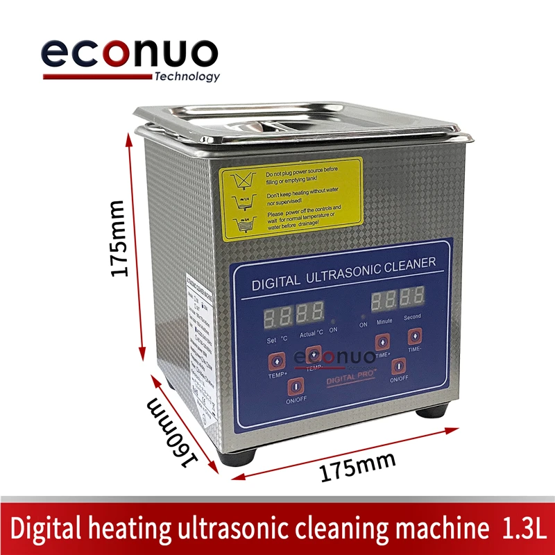 Good Quality Cleaning Printer Part Digital Heating Ultrasonic Cleaning Machine 1.3L for Printhead