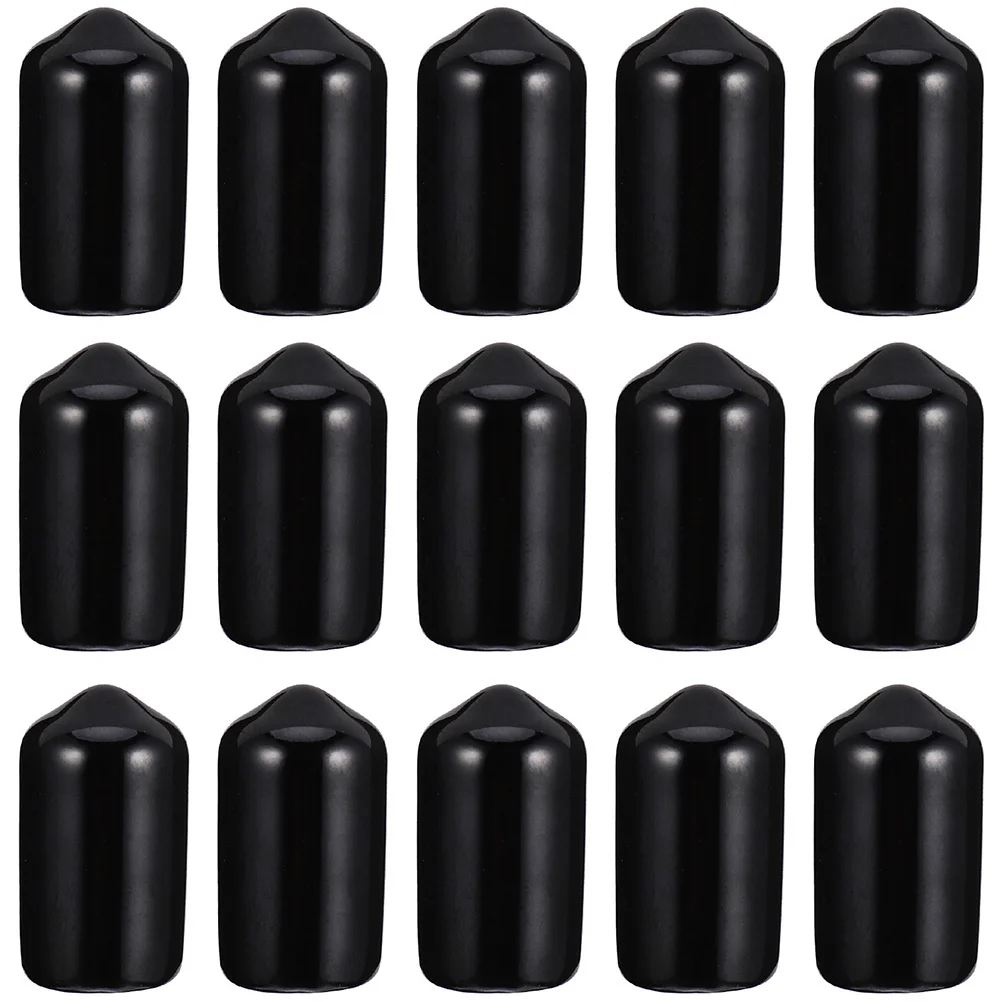 

300Pcs Bolt Protective Caps Rustproof Dome Screw Covers Flexible End Caps for Thread 10mm Screws Covers Bolt Protector Ends