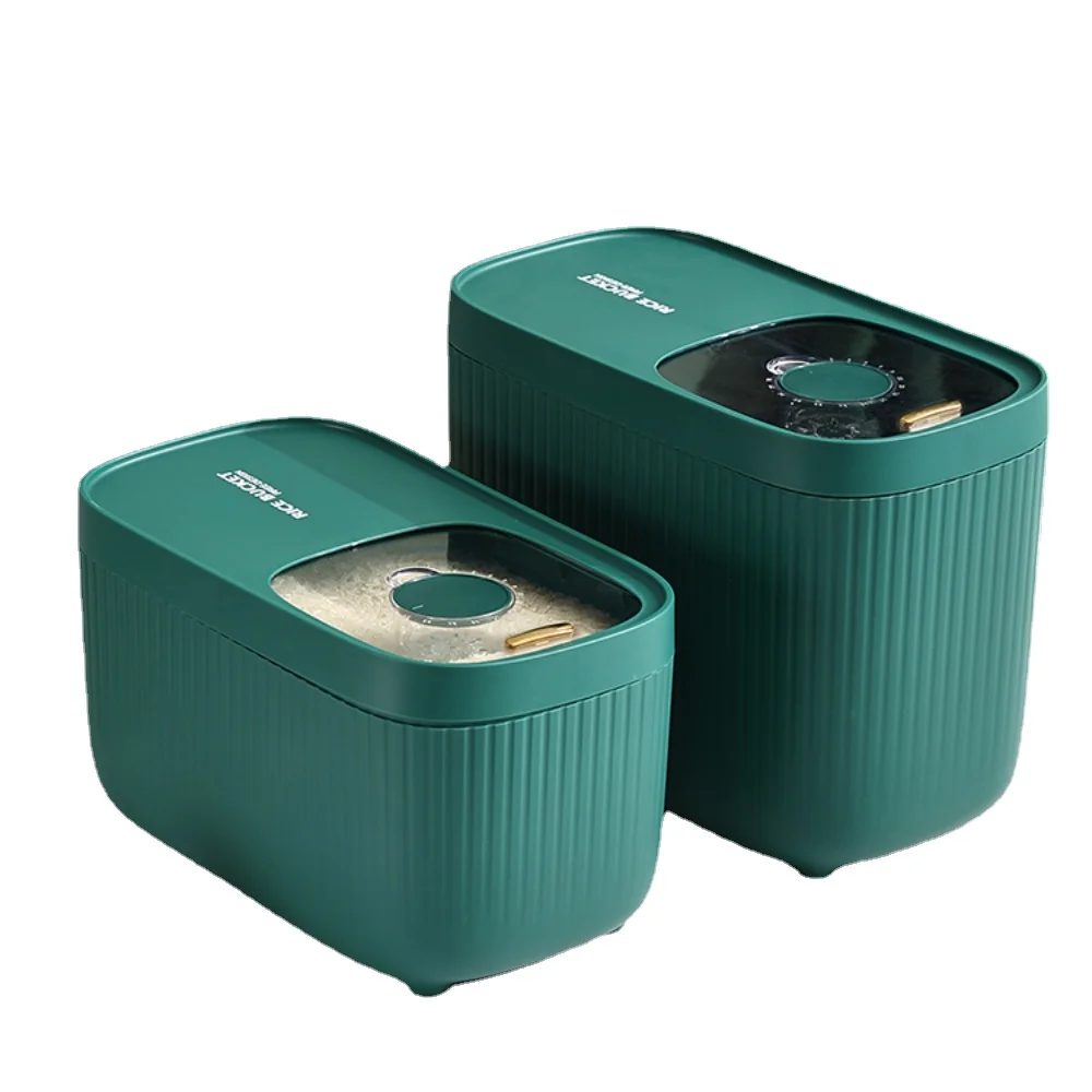 Rice Bucket Household Storage Tank Insect-Proof Moisture-Proof Sealed Rice and Flour Storage Box Rice Storage Box Rice Pot Rice