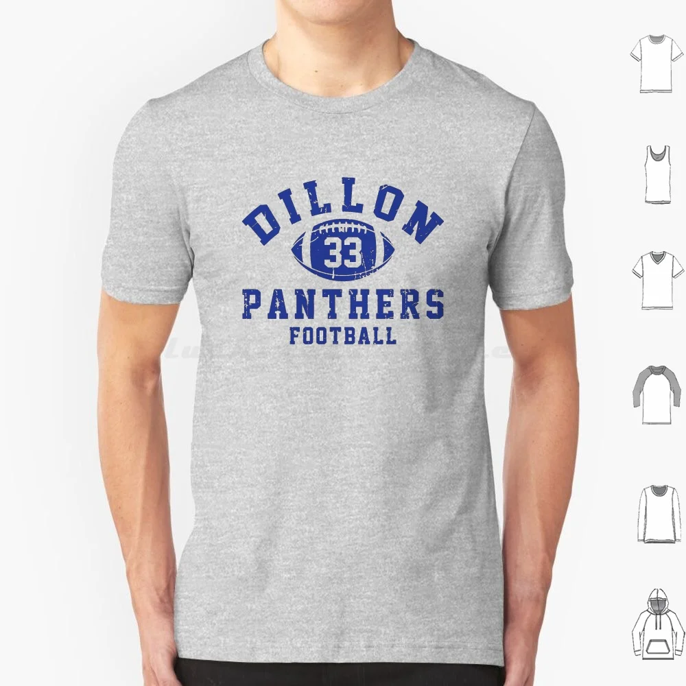 Dillon Panthers Football-33 T Shirt Big Size 100% Cotton Friday Night Lights Tim Riggins Football 33 Sports Fnl