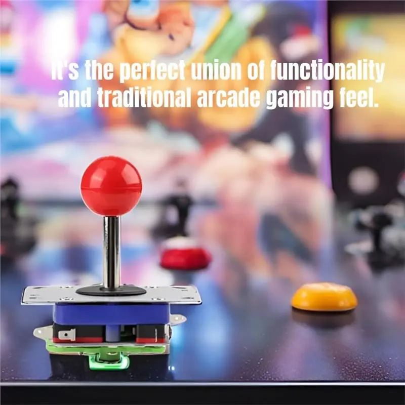 وحدة تحكم الألعاب ABMF لملحقات الألعاب - كرة عصا التحكم الكلاسيكية 2/4/8 طريقة قابلة للتعديل للعب الألعاب المنافسة