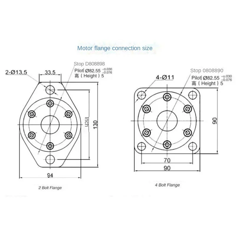 BMR series cycloid hydraulic motor BMR-50 BMR-80 BMR-100 BMR-125 BMR-160 High speed high torque hydraulic motor Mold oil motor