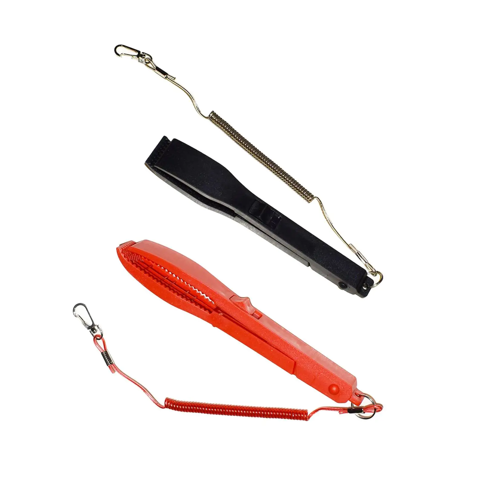 Fishes Grabber Gear Fish Crabs Tongs Stretchable Lanyard Clamp Professional Hook Clip Controller Mutifunction Fishing Gripper