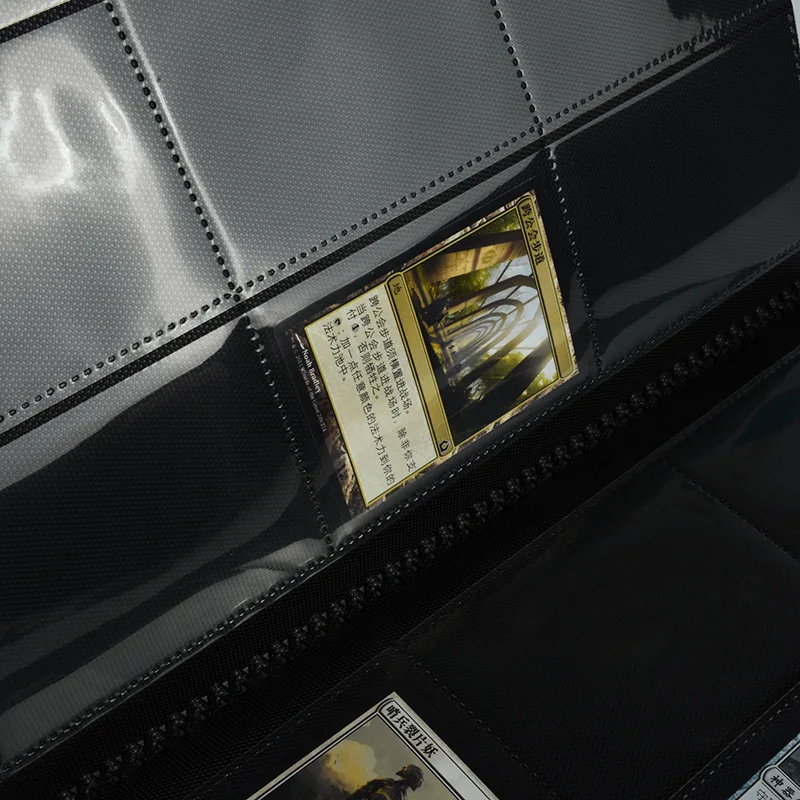 Makeasy Card Binder 9 Pocket Trading Card Binder Holds 360 Cards Sleek Card Album Sturdy Card Game Flash Card Collection Folder