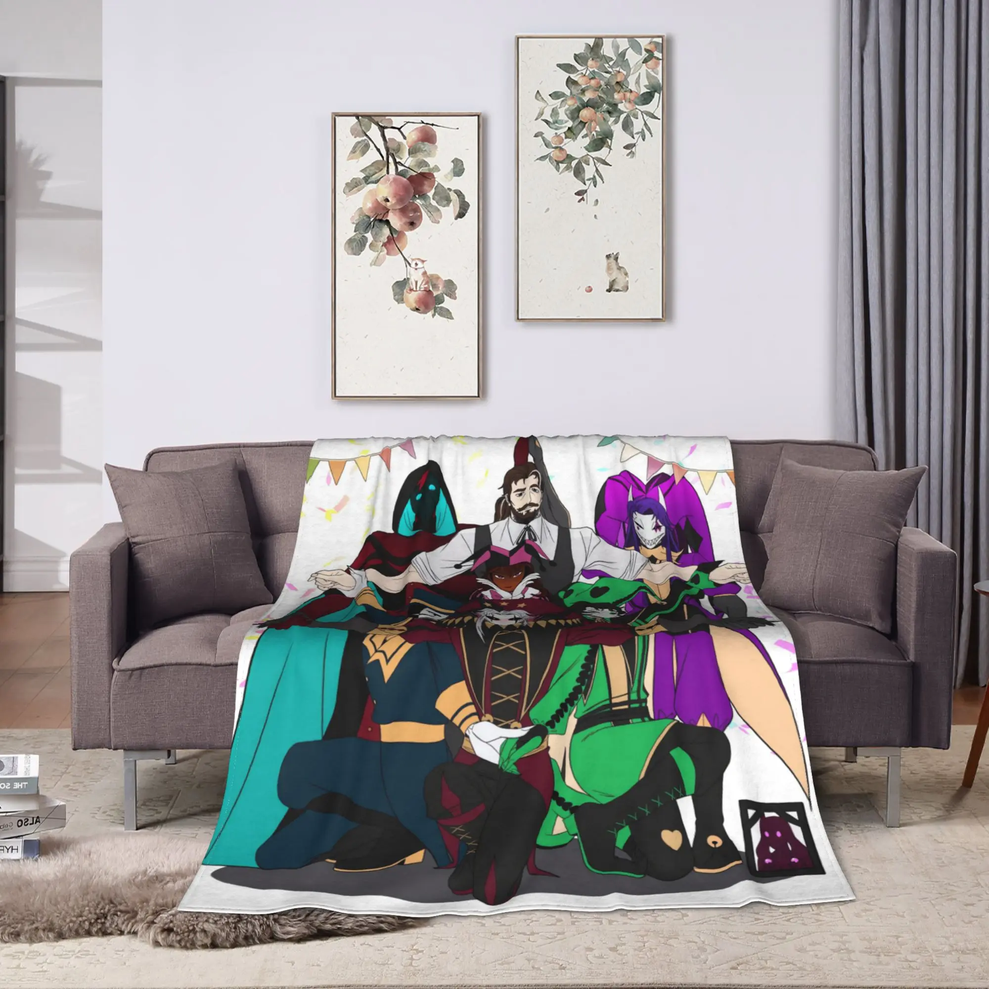 The Freak Circus Warm Soft Blankets  Travel Plush Bedding Throws Novelty Home Decor Flannel Bedspread Sofa Bed Cover