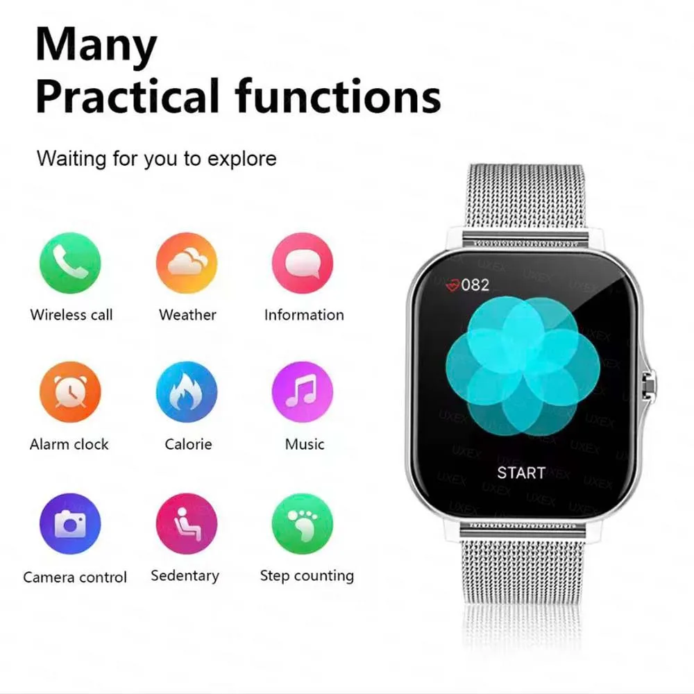 1.83 شاشة كاملة Smartwatches الهاتف الرد على المكالمات متعدد الرياضة رسالة تذكير عرض مناسبة للرجال والنساء موضة 2026 جديد #2