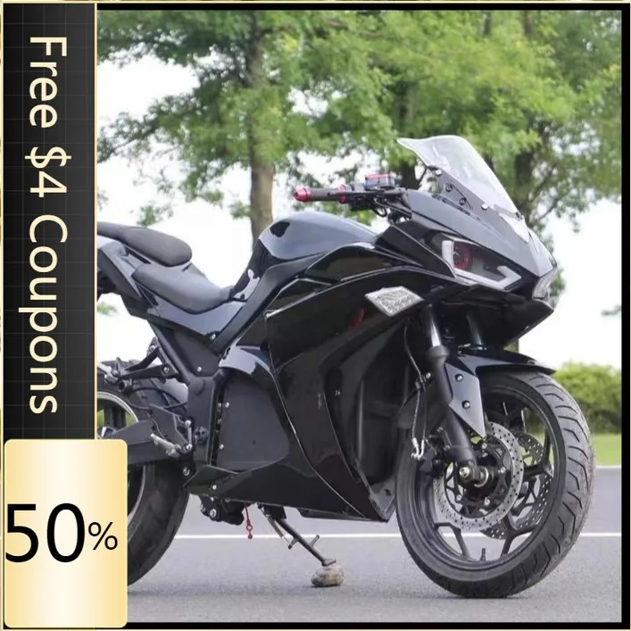Bs 2025 China Hot Sale 2000 W-12 kW Power Sports Electric Motorcycle Adult Racing Model V 6,8000 W Motor 72 v Voltage Price
