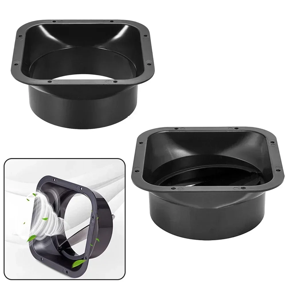 100/150mm ABS Duct Fan Connector Wall Range Hood Flange Adapter Duct Fan Connector Air Ventilation Hose Connector Vent Hardware