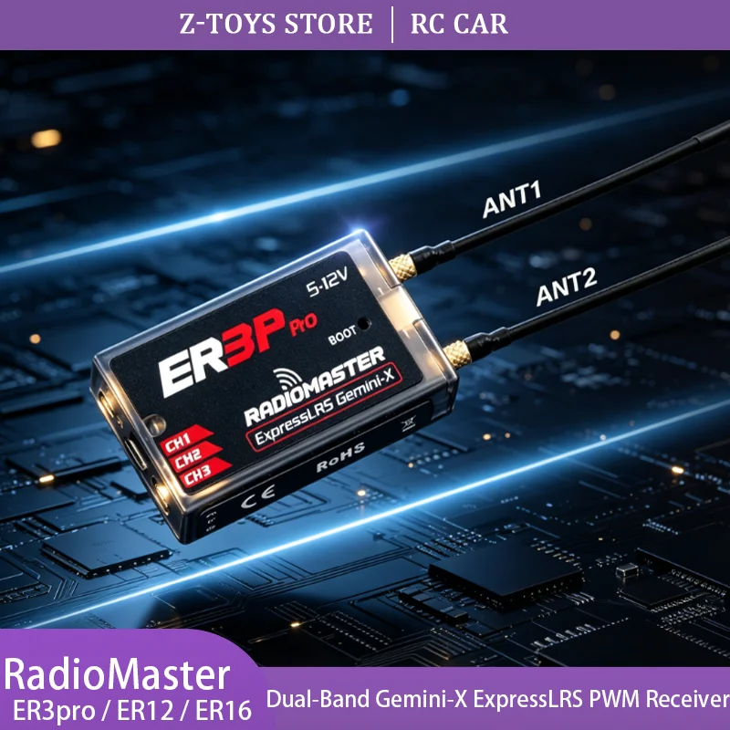 Drone Rc Pro - RadioMaster ER3pro ER12 ER16 ExpressLRS PWM-Empfänger