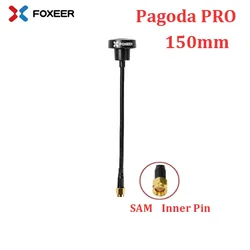 FOXEER Pagoda PRO 150mm 5.8GHz 3dBi Omni FPV Antena RHCP SMA do RC FPV Racing Freestyle Drones VTX Goggles DIY Parts