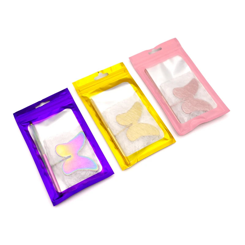 1pc Butterfly Multifunction Checking Lash Mirror Eyelash Extension Beauty Makeup Portable Stainless Steel Eyelashes Check Mirror