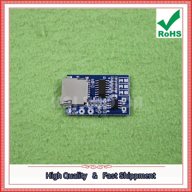TF Card MP3 Decoding Module 3.7-5V Power Supply With 2W Mixed Mono Memory With Memory (H6B4)