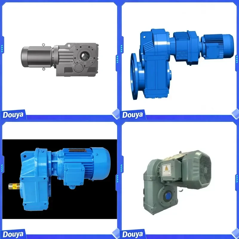 Guomao Series Parallel-Shaft Helical Gear Reducer Long Service Life Low Maintenance High Torque Suitable in Robotic