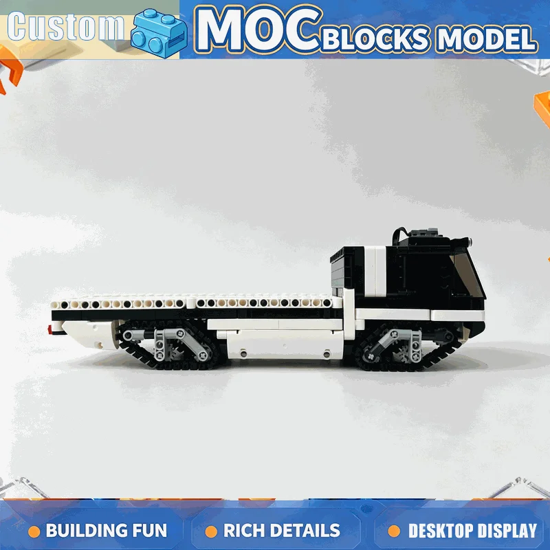 574PCS MOC Customize Lunar Carrier Space Model Custom Puzzle Modify Building Blocks DIY Assembly Sci Fi Toy Birthday Gift
