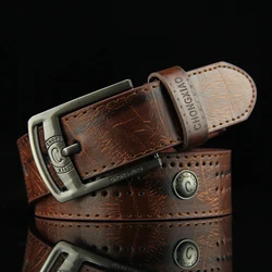 Men's Belt PU Alloy Square Buckle Business Belts Winter Pants Waistband Belts For Men Jean