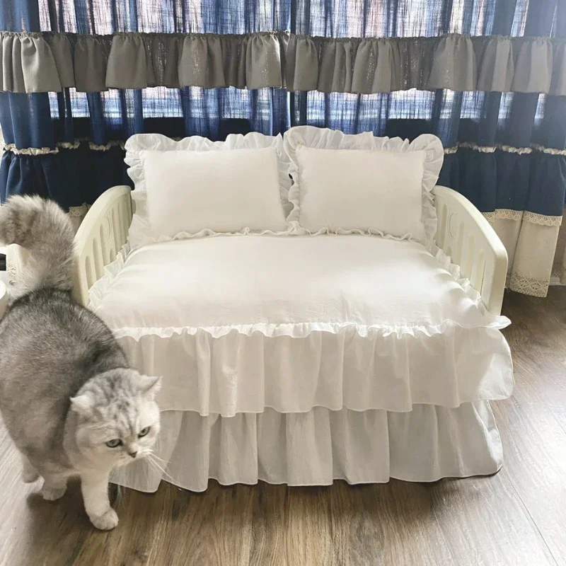 Medium Cat House Removable Fence Bed Secure Kennel for Cats  Four Seasons Universal Animal Bed Direct Selling New Arrivals