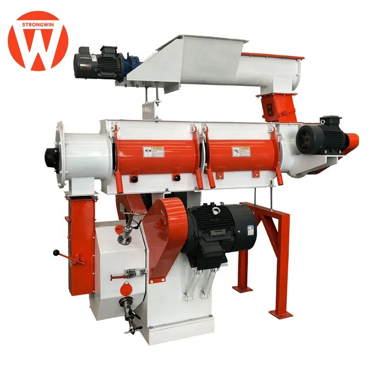 1-2 t/h poultry broiler chicken feed making machine