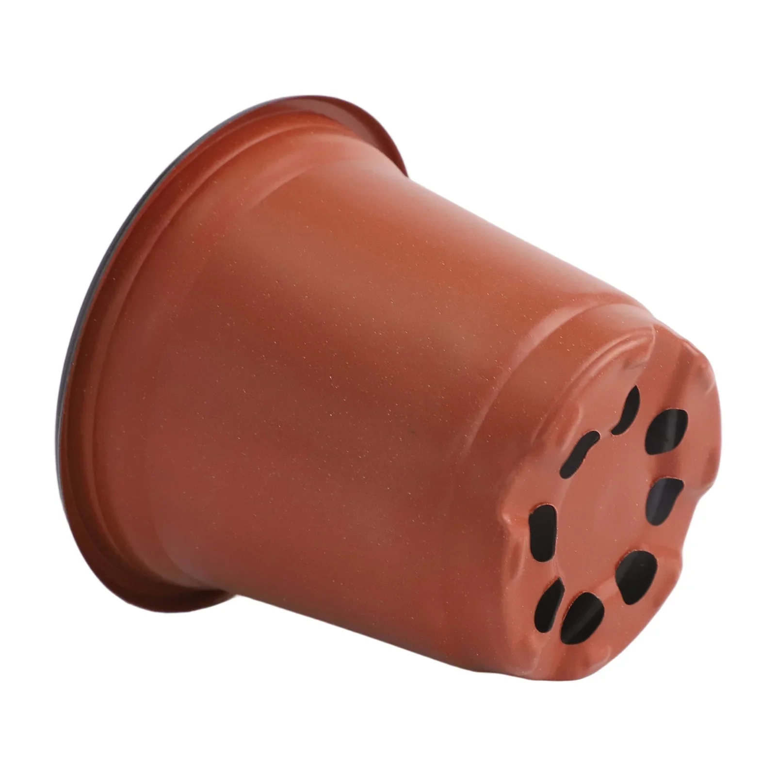 

Set of 100 Round Flower Pots Made from Flexible Plastic Perfect Solution for Growing Plants Indoors or Outdoors