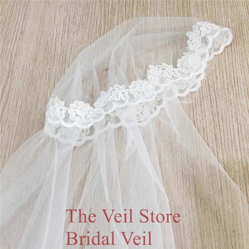 2T طبقتين جولييت خمر حجاب الزفاف مع أحمر الخدود أوف وايت تول كاتدرائية اكسسوارات طويلة للعرائس فريد