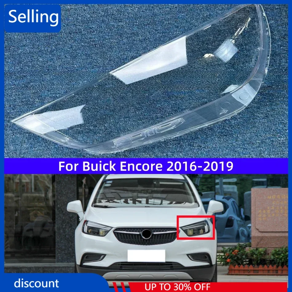 

For Buick Encore 2016 2017 2018 2019 Transparent Headlight Cover Headlamp Lamp Shell Lampshade Lens Plexiglass
